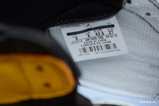 1 AR1020-700 Toe' Jordan 'Yellow Retro High Air OG AR1020-700 0805